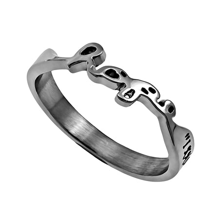 Hand Writing Ring