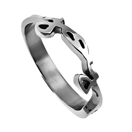 Hand Writing Ring