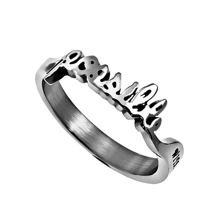 Hand Writing Ring