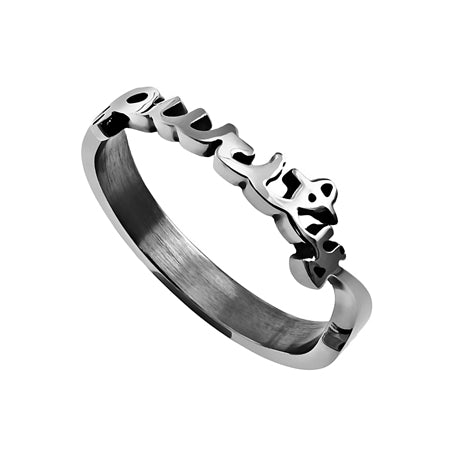 Hand Writing Ring