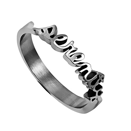 Hand Writing Ring