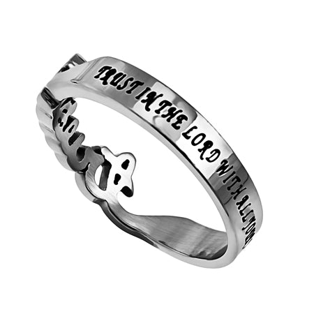 Hand Writing Ring