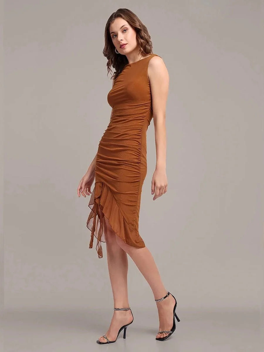 Ifeanyi Summer Slim Skinny Sleeveless Dress