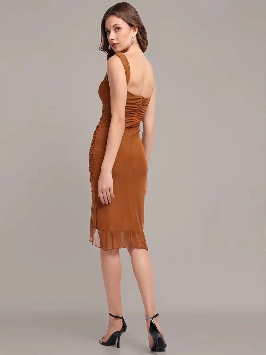 Ifeanyi Summer Slim Skinny Sleeveless Dress