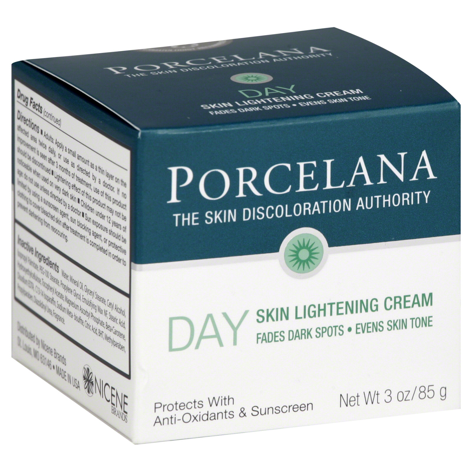 Porcelana Day Skin Lightening Cream Facial Care Products