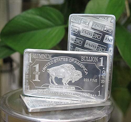 1 oz One Troy Ounce USA American Buffalo .999 Fine Aluminum Bullion Bar Al Element