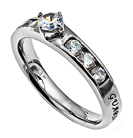 Princess Solitaire Ring