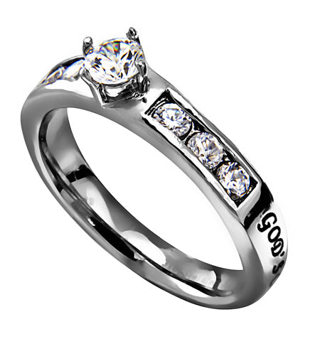 Princess Solitaire Ring