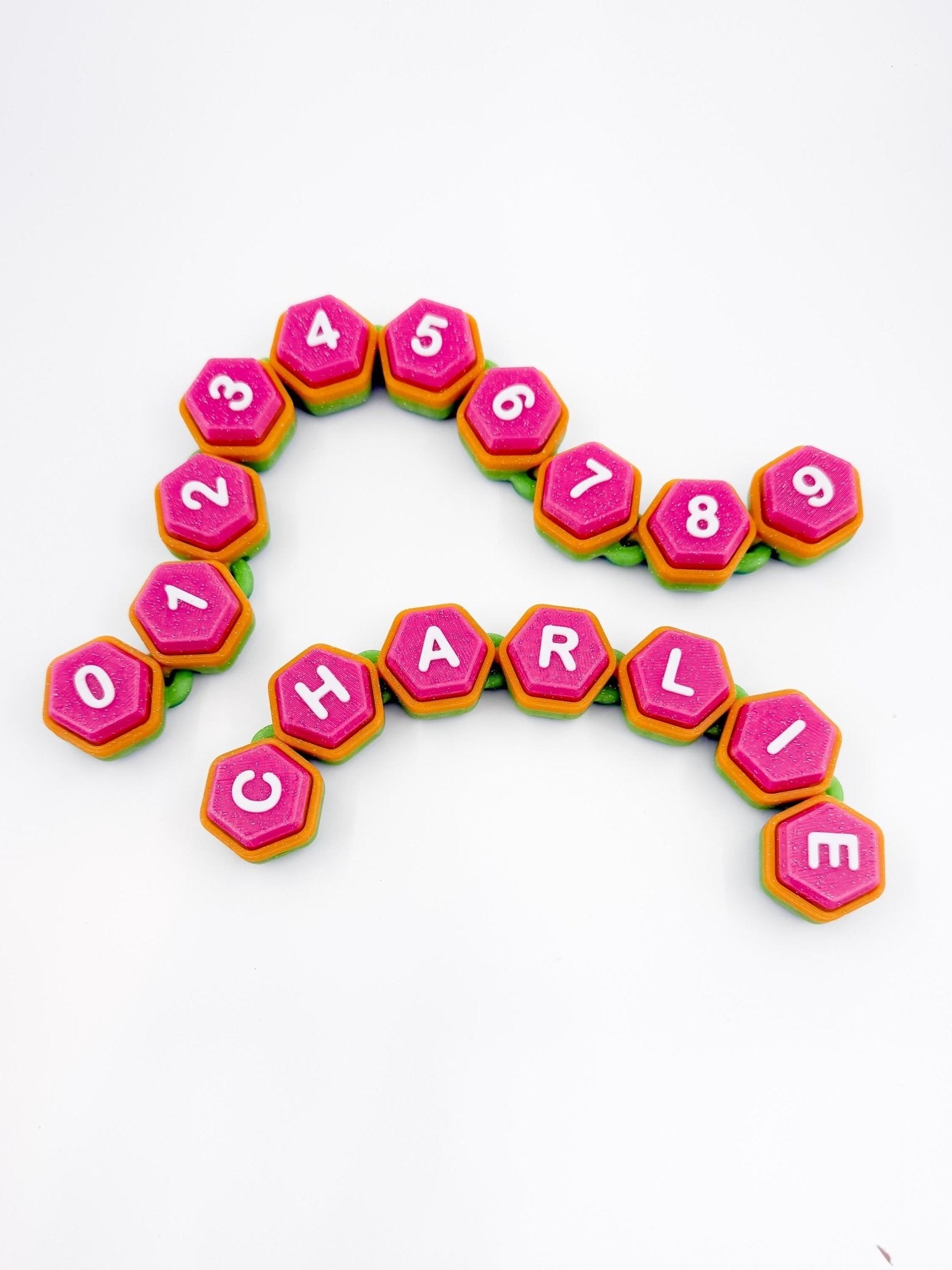 Personalized Clicker Fidget Keychain