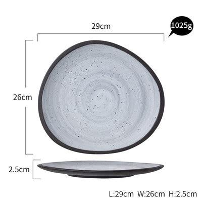 Lena Nordic Style Steak Plate And Coffee Set