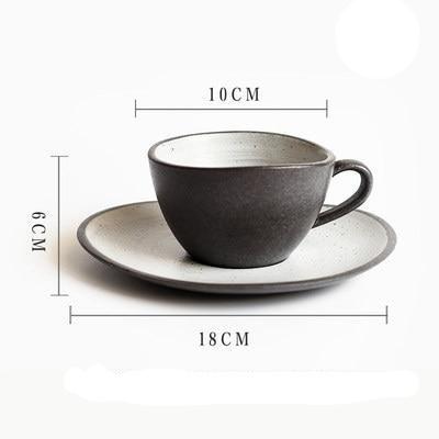 Lena Nordic Style Steak Plate And Coffee Set