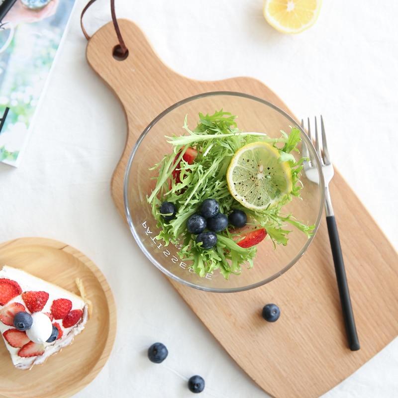 French Letter Glass Bowl