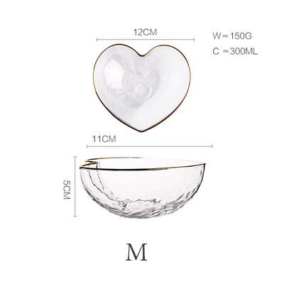 Heart-Shaped Bowl & Cup