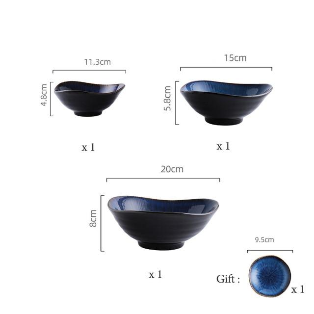 Diana Ceramic Bowls Set (Set Of 4)
