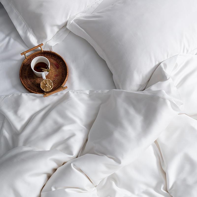 Karen Solid Color Lyocell Duvet Cover Set