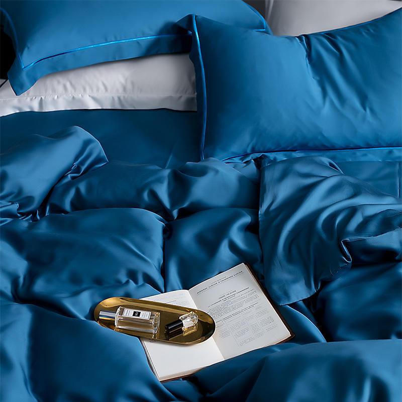 Karen Solid Color Lyocell Duvet Cover Set