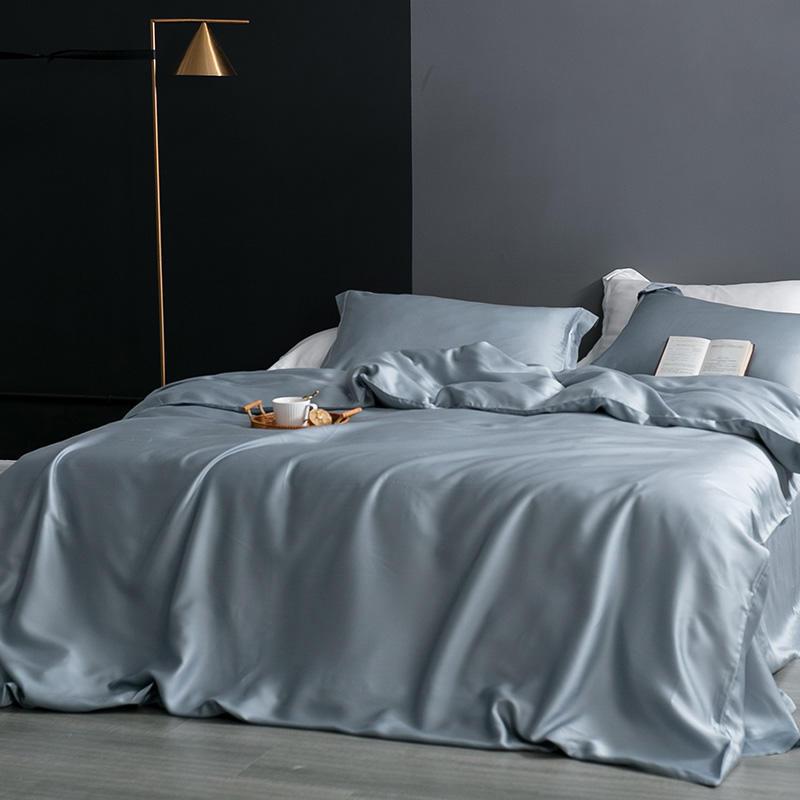 Karen Solid Color Lyocell Duvet Cover Set