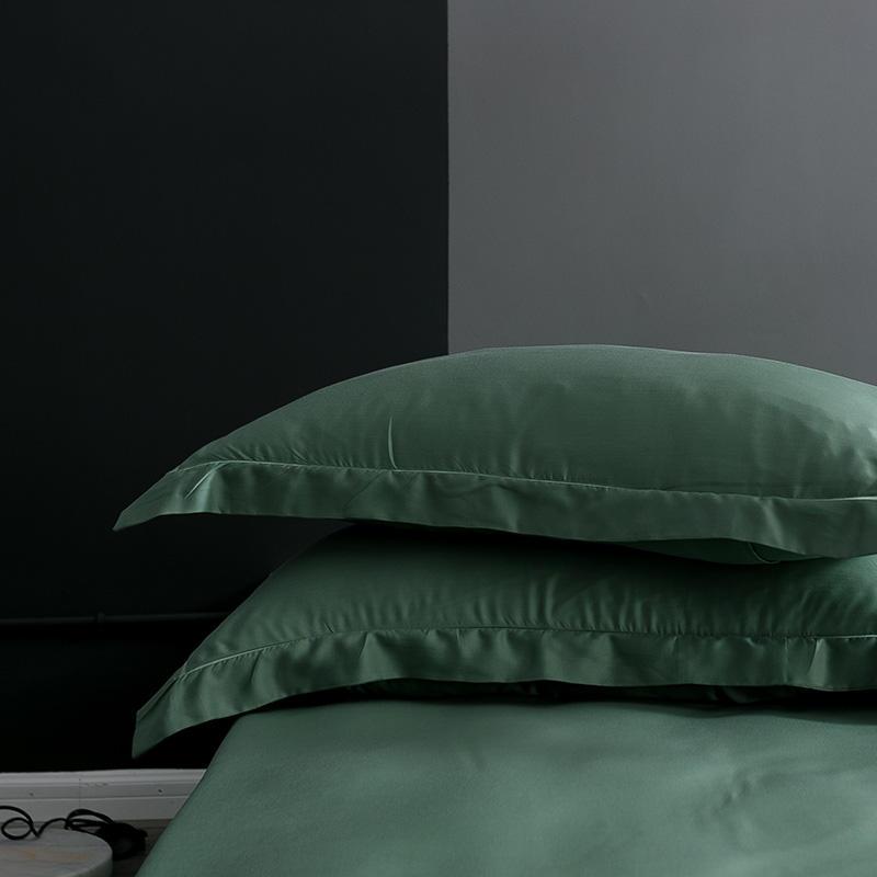 Karen Solid Color Lyocell Duvet Cover Set