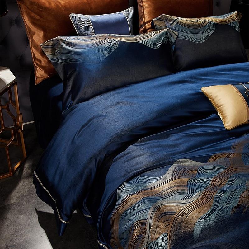 Victor Duvet Cover Set (Mulberry Silk) King Size