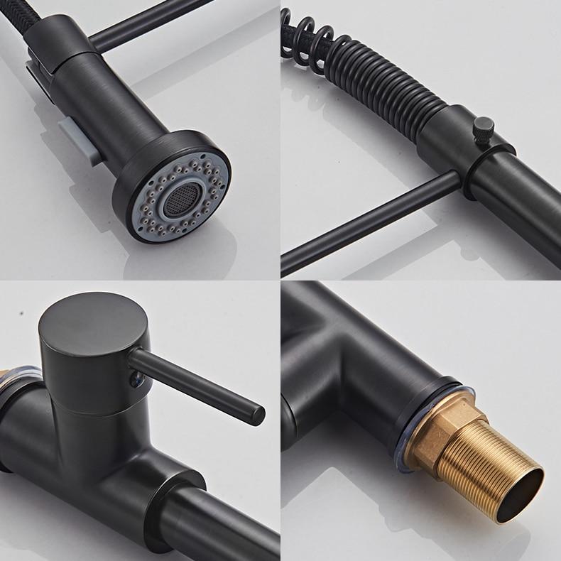 Johannes Swivel Spout Pull-Down Single-Hole Kitchen Sink Faucet