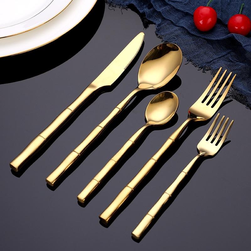 Lotus Flatware 24-Piece Set