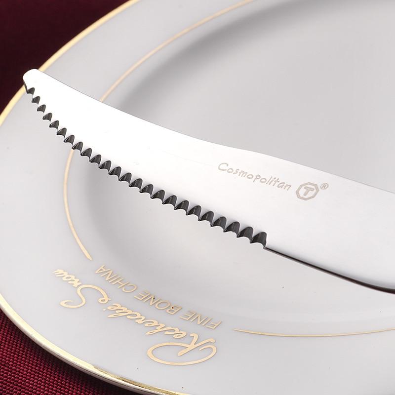 Talia Shiny Silver Flatware 24-Piece Set