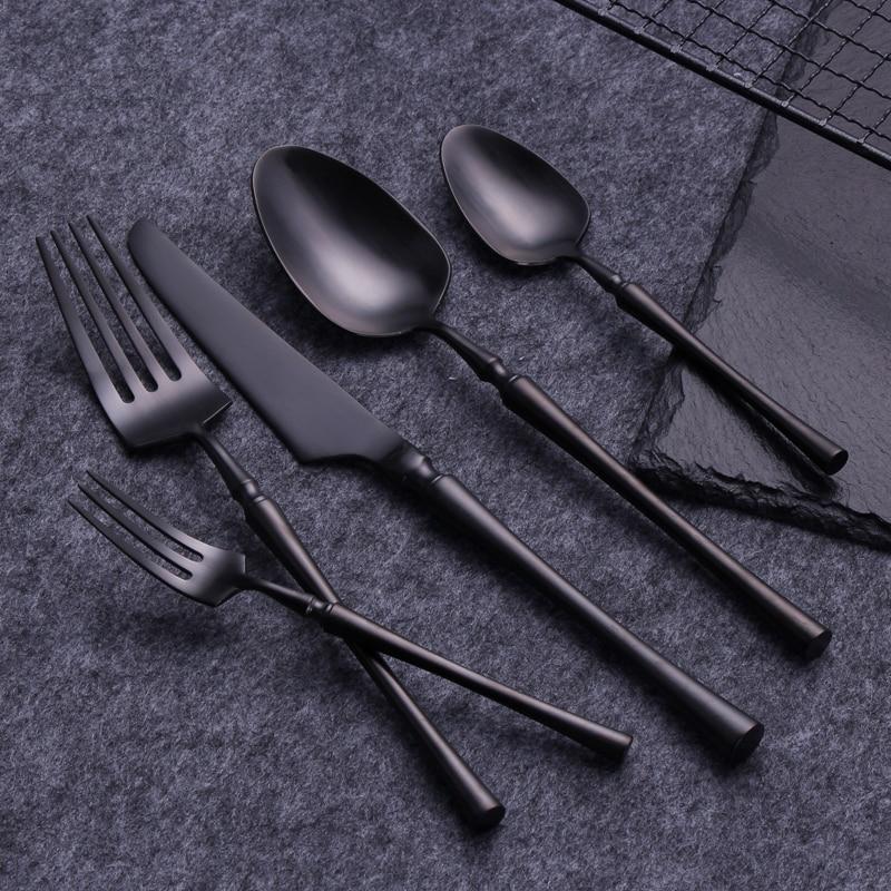 Evangeline Matte Flatware Set 24-Piece