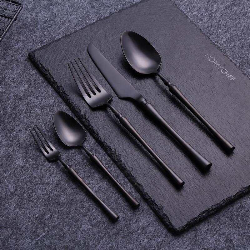 Evangeline Matte Flatware Set 24-Piece