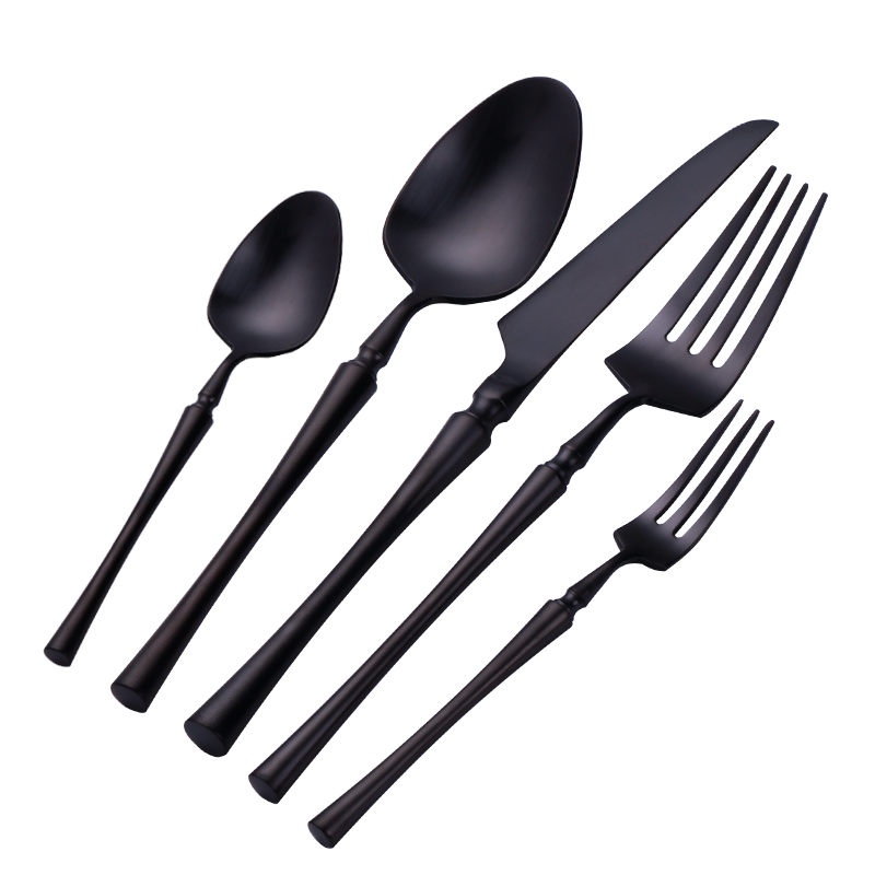 Evangeline Matte Flatware Set 24-Piece