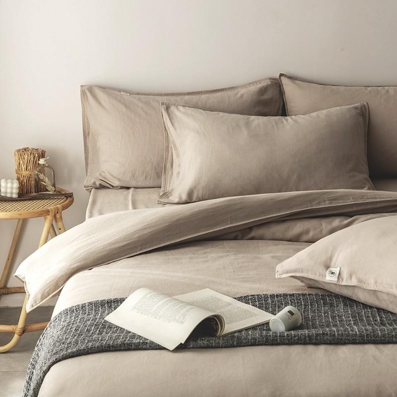 Emma Duvet Cover Set With Ropes 55% Cotton 45% Linen