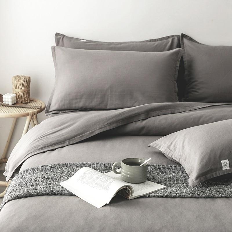 Emma Duvet Cover Set With Ropes 55% Cotton 45% Linen