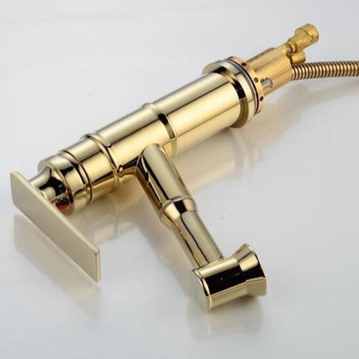 Langfoss Pull-Out Single-Hole Bathroom Faucet