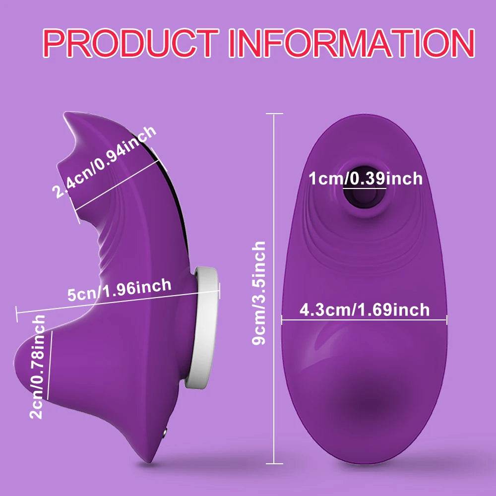 App Vibrator Bluetooth Remote Control Sucker (Colors)