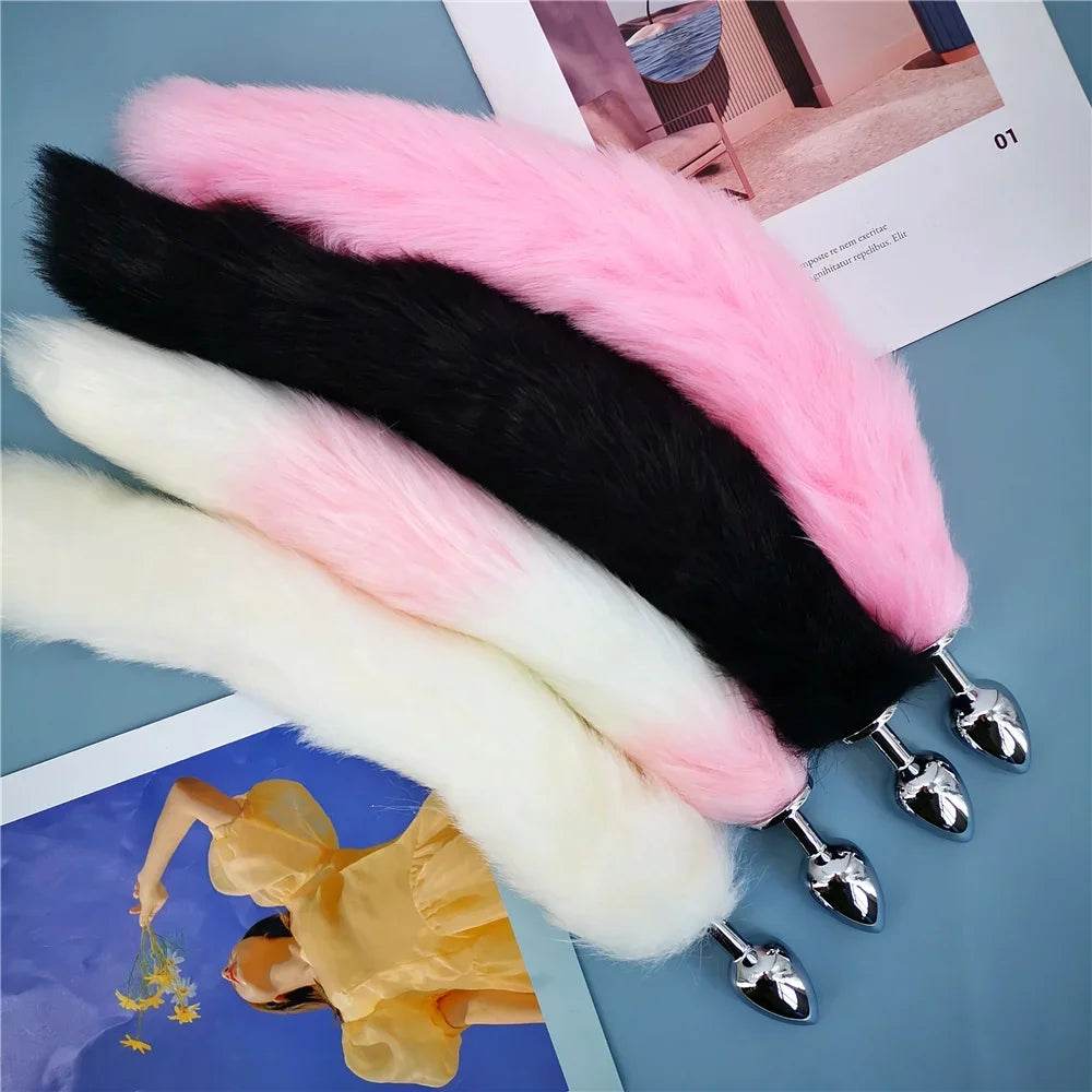 40cm Kawaii Plush Ears & Tail Set (Colors)