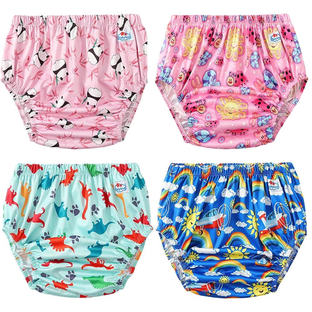 4pcs Cute ABDL Adult Training Diaper