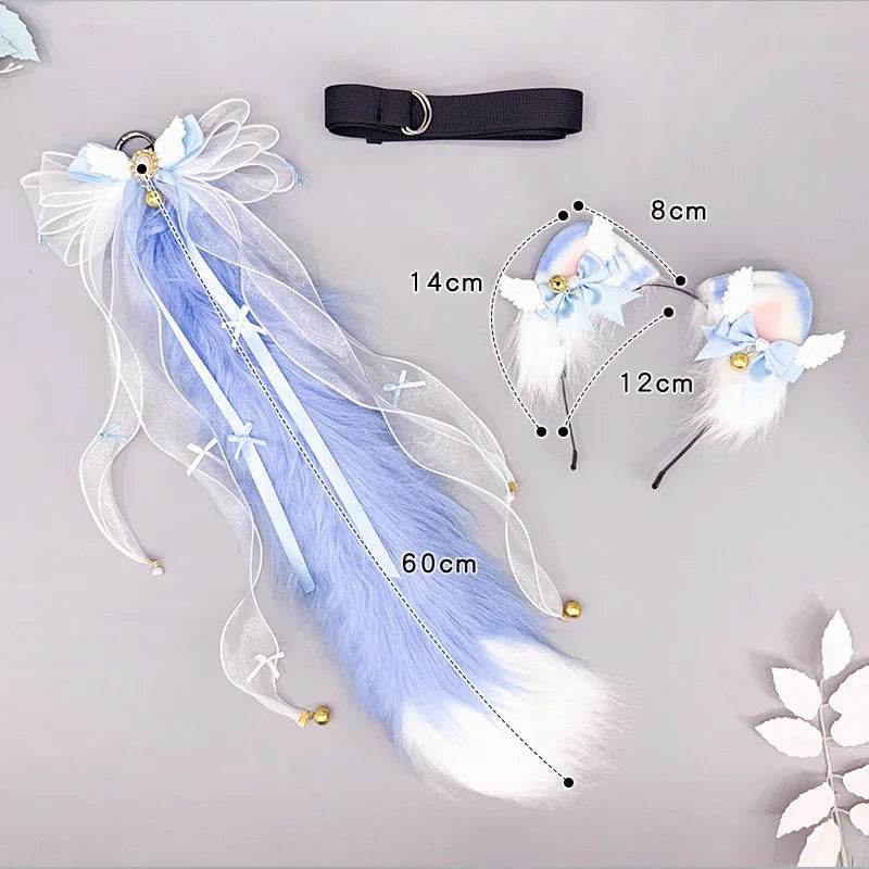 Princess Purrbaby Ears & Wiggle Tail Set (Colors)