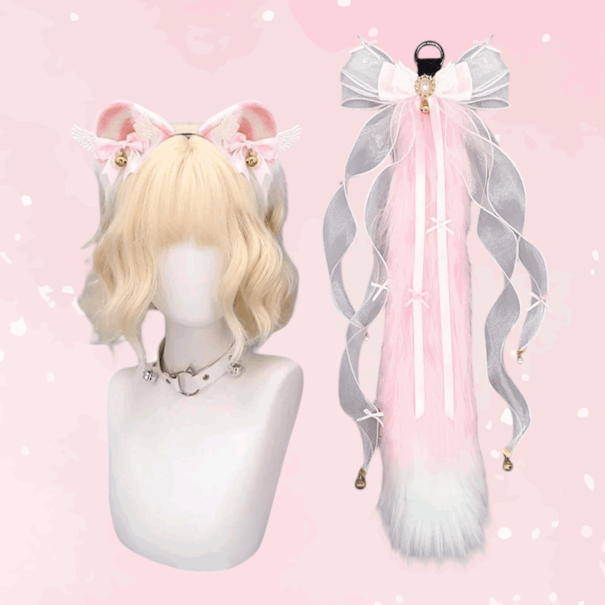 Princess Purrbaby Ears & Wiggle Tail Set (Colors)