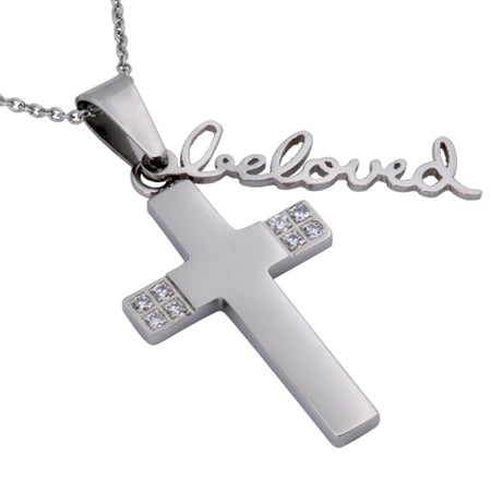 CZ Handwriting Necklace