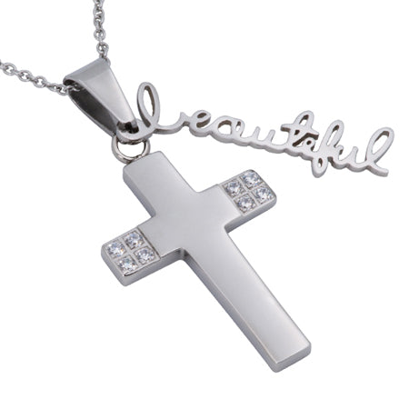 CZ Handwriting Necklace