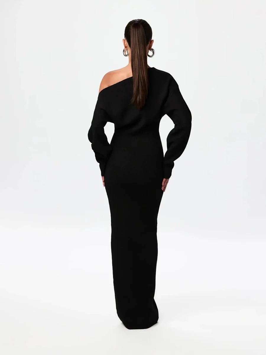 Stella Knitted Dress Evening: Knitted Elegance