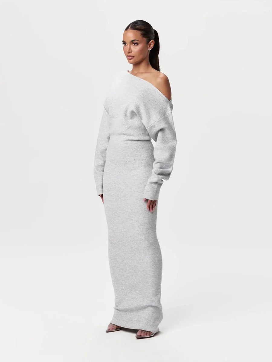 Stella Knitted Dress Evening: Knitted Elegance