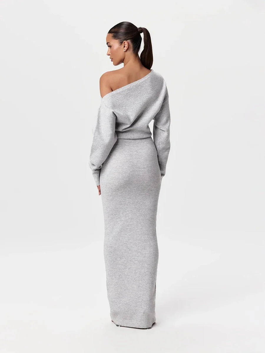 Stella Knitted Dress Evening: Knitted Elegance