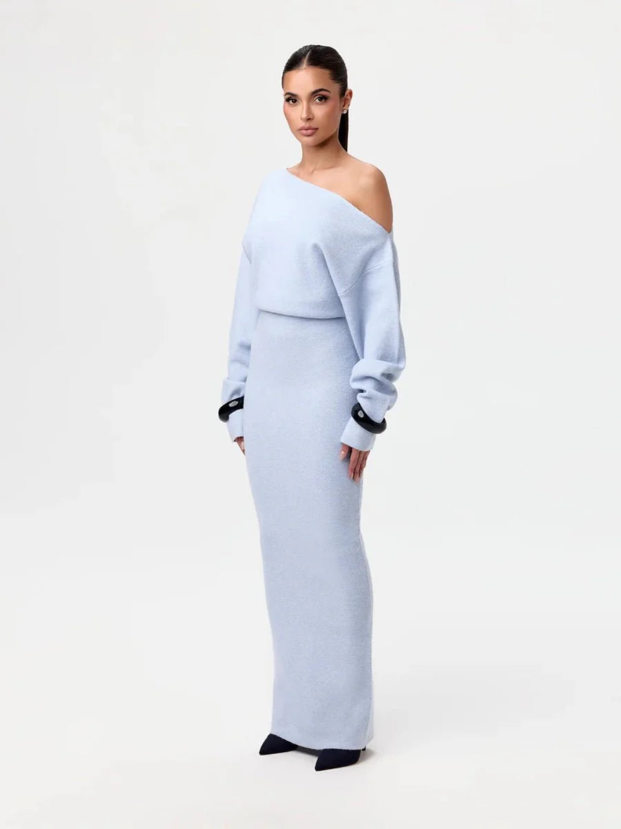 Stella Knitted Dress Evening: Knitted Elegance