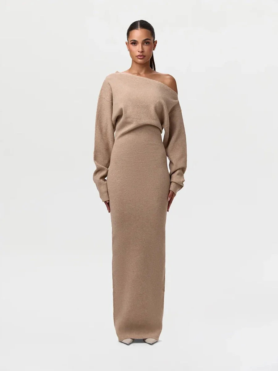 Stella Knitted Dress Evening: Knitted Elegance