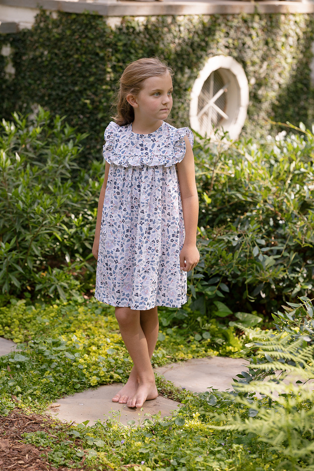 Britta Dress in Darby Light