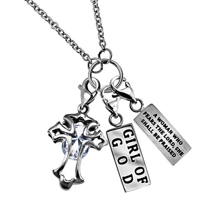 Silver Hang Charm Necklace